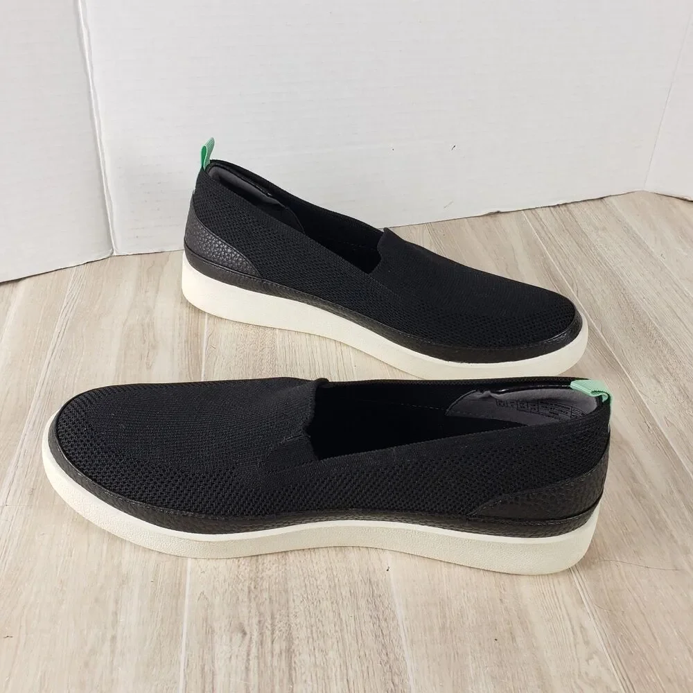 Vionic Sidney Mesh Slip On Loafer Sneakers Black Women's 8.5